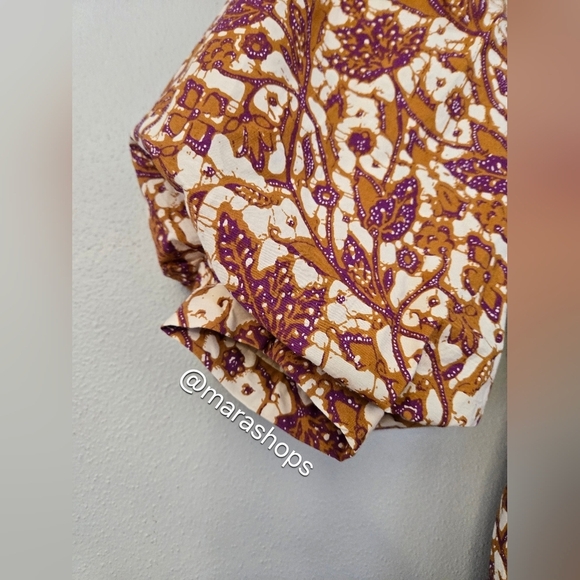 Love The Label Button Front Puff Sleeve Midi Dress - Picture 5 of 8